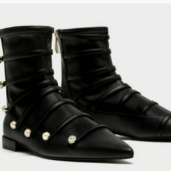 ZARA ANKLE BOOTS BRAND NEW - Picture 2 of 6